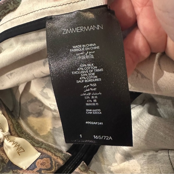 Zimmermann Illustration Tuck Shorts - Picture 11 of 16